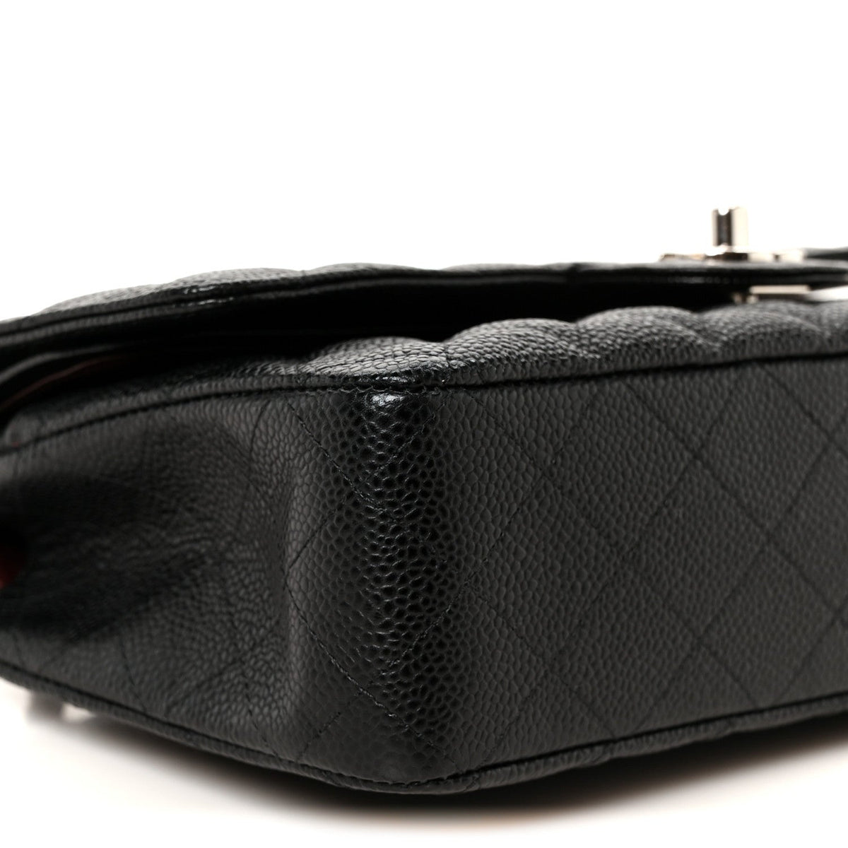 Caviar Quilted Medium Double Flap Black wholesalehk.shop