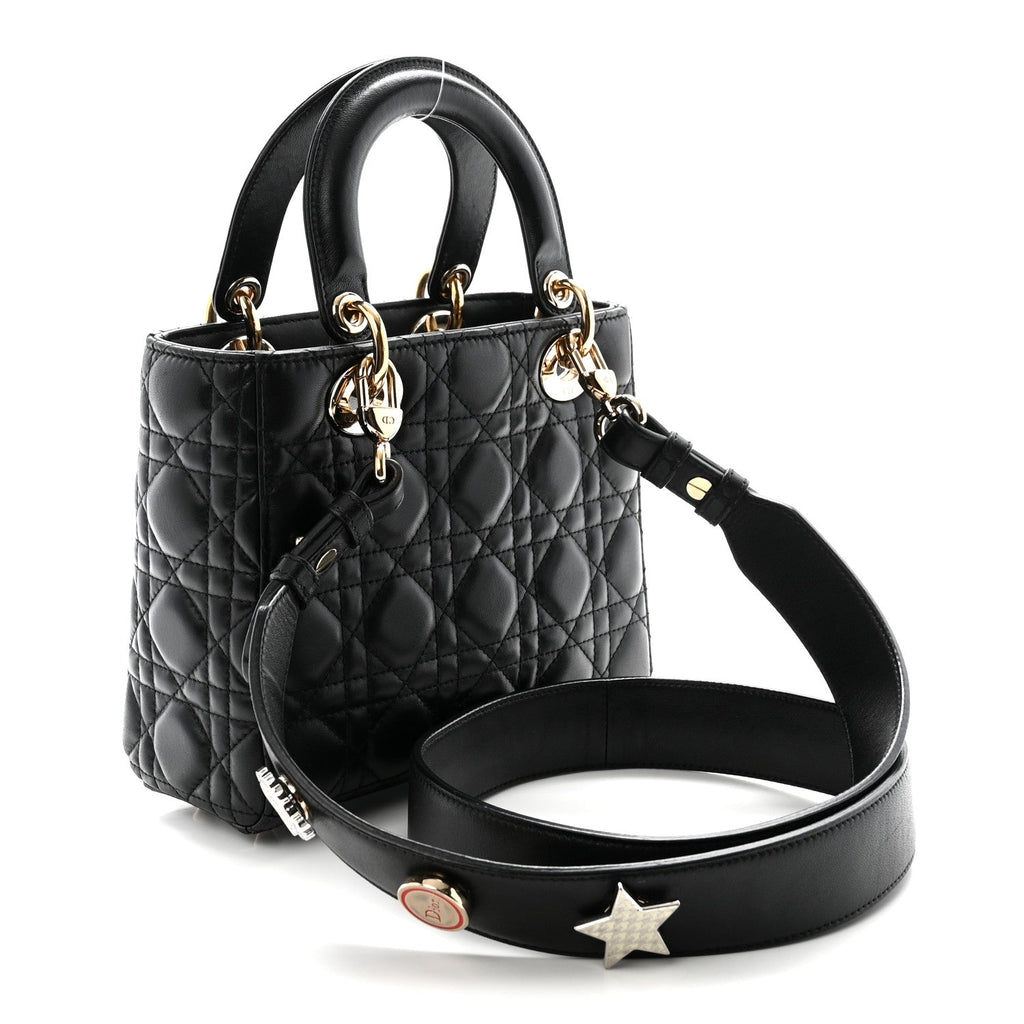 Lambskin Cannage Small My ABCDior Lady Dior Black wholesalehk.shop