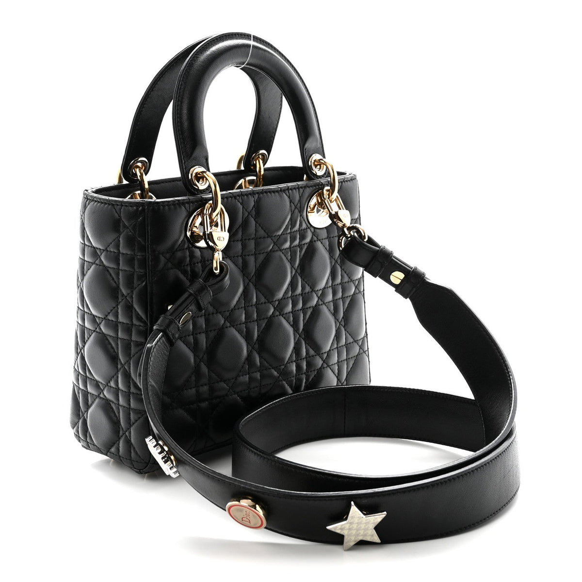 Lambskin Cannage Small My ABCDior Lady Dior Black wholesalehk.shop