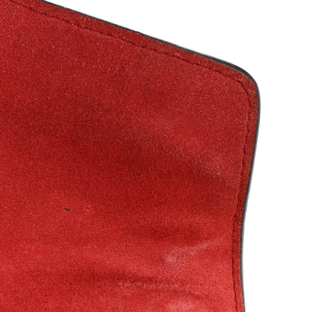 GG Supreme Monogram Suede Mini Dionysus Shoulder Bag Beige Ebony Vulcanic Red wholesalehk.shop