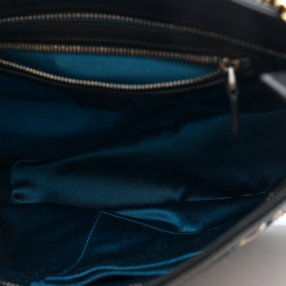 Suede Patent Dragon Embroidered Medium Dionysus Bucket Bag Dark Blue wholesalehk.shop