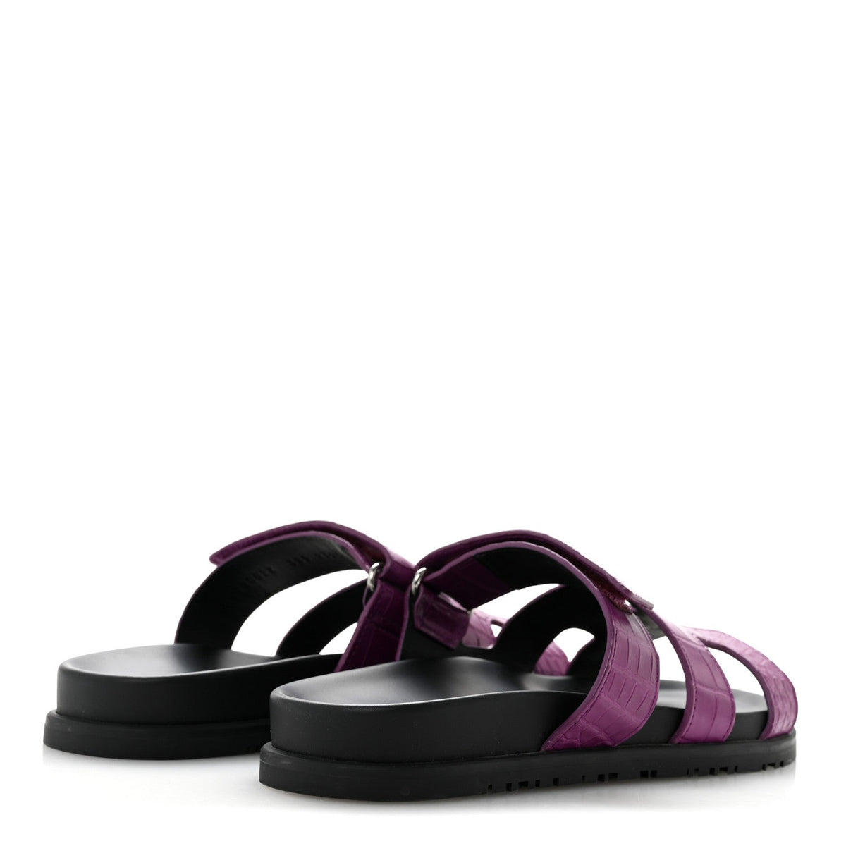 Matte Alligator Womens Chypre Sandals 38.5 Anemone wholesalehk.shop