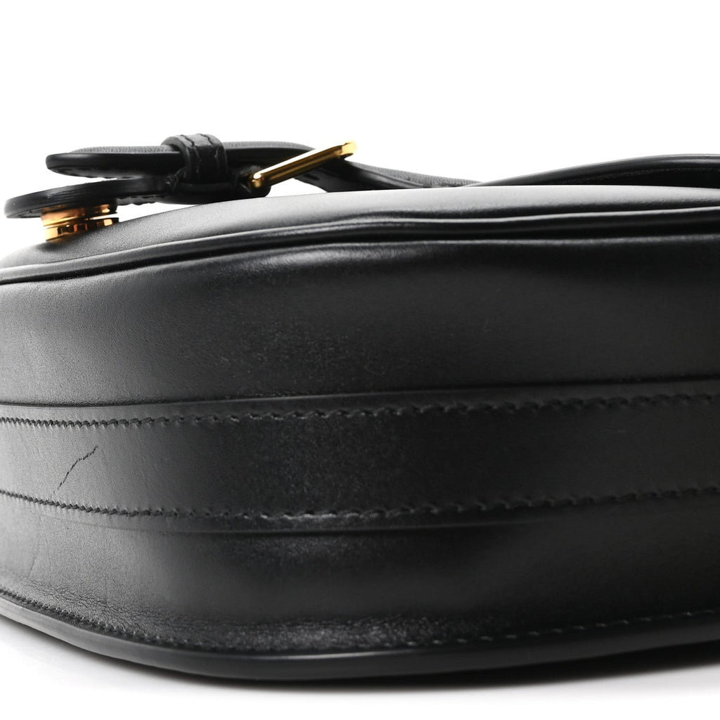Box Calfskin Medium Bobby Flap Black wholesalehk.shop
