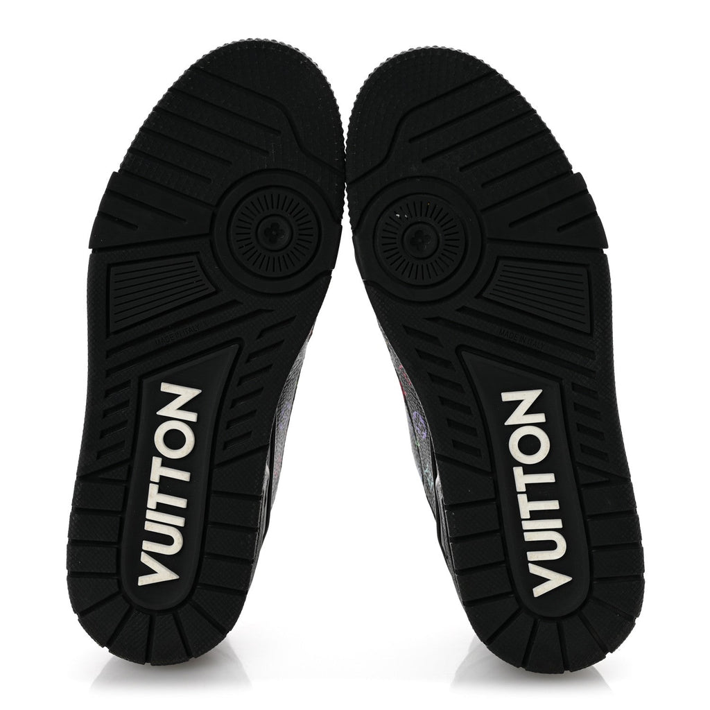 LV X TM Calfskin Monogram Multicolor Womens LV Trainer Sneakers 37.5 Black £¨ Direct shipment via from wholesalehk.shop