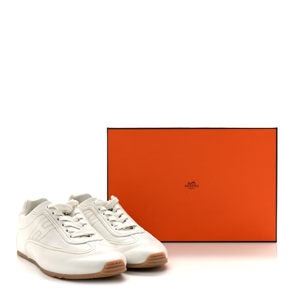 Supple Calfskin Master Sneakers 37 Beige Glaise wholesalehk.shop