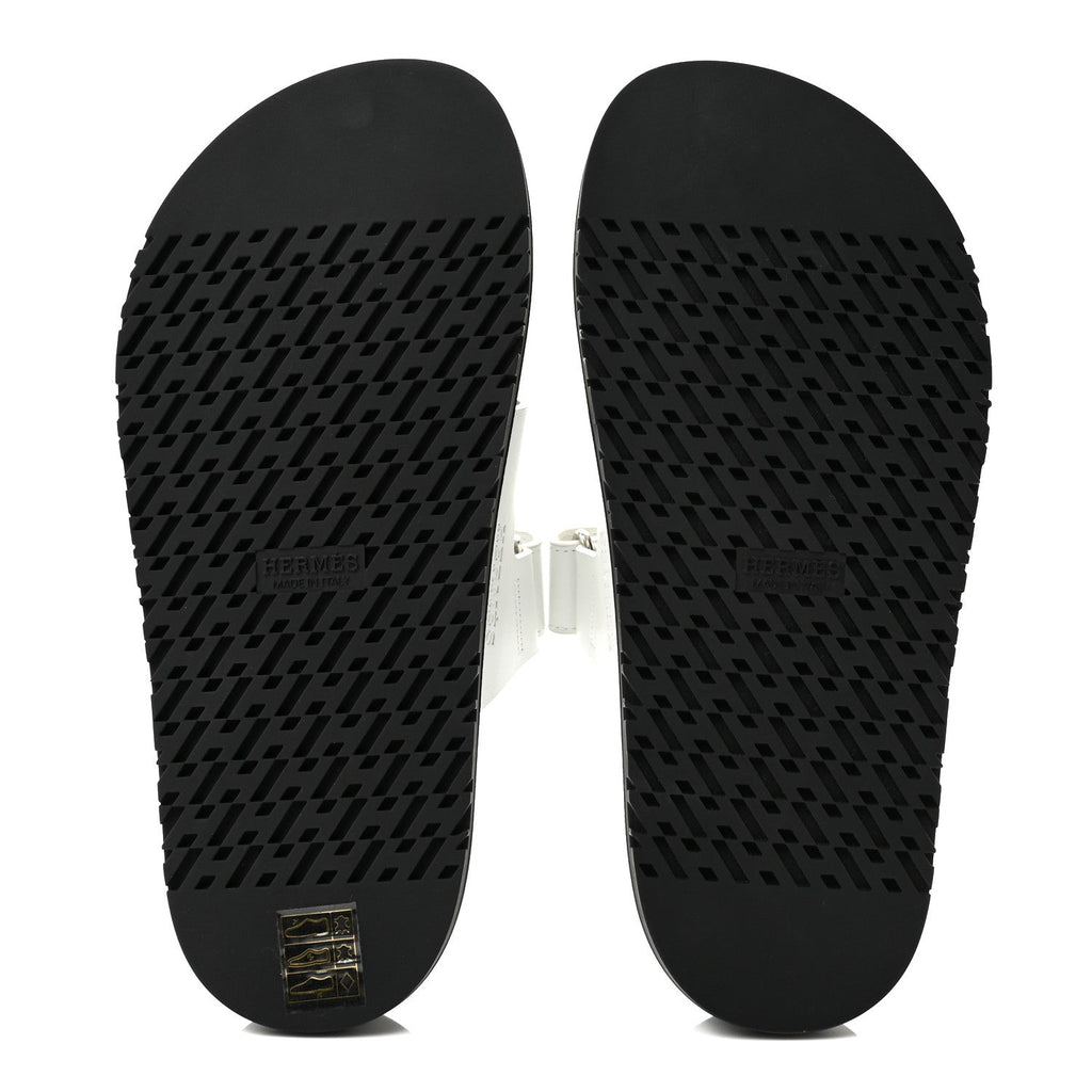 Calfskin Womens Chypre Sandals 36.5 White wholesalehk.shop
