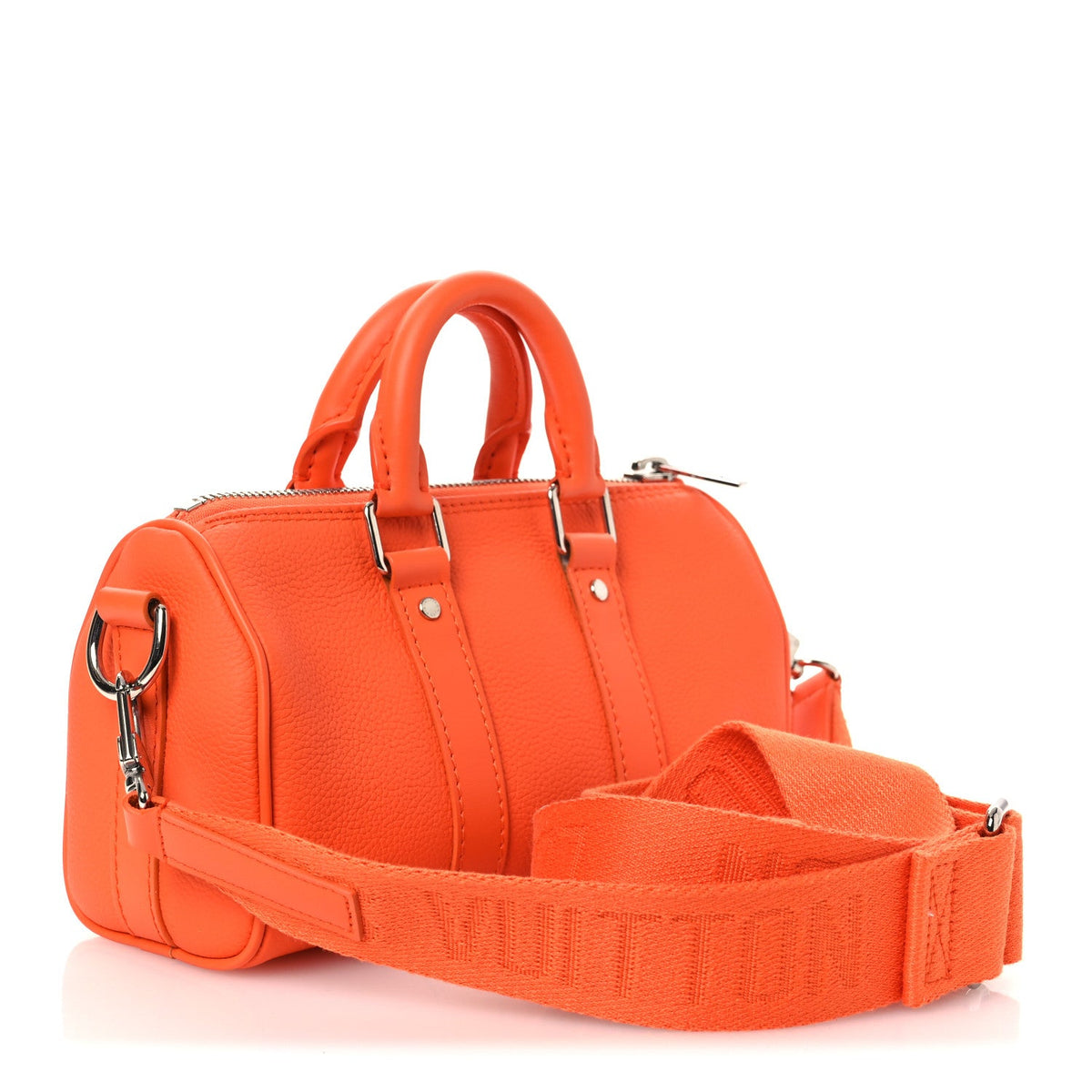 Grained Calfskin Aerogram Keepall XS Orange wholesalehk.shop