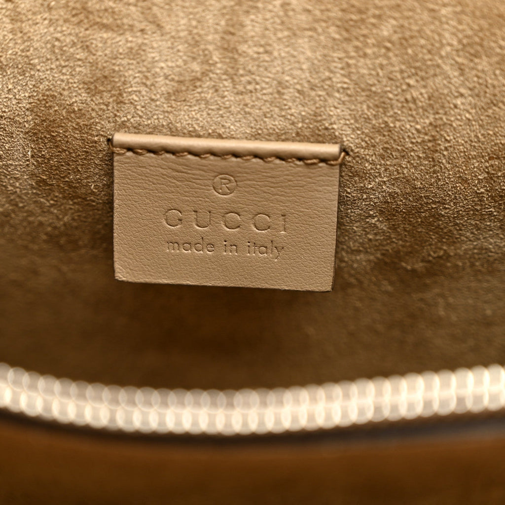 GG Supreme Monogram Small Dionysus Shoulder Bag Taupe wholesalehk.shop