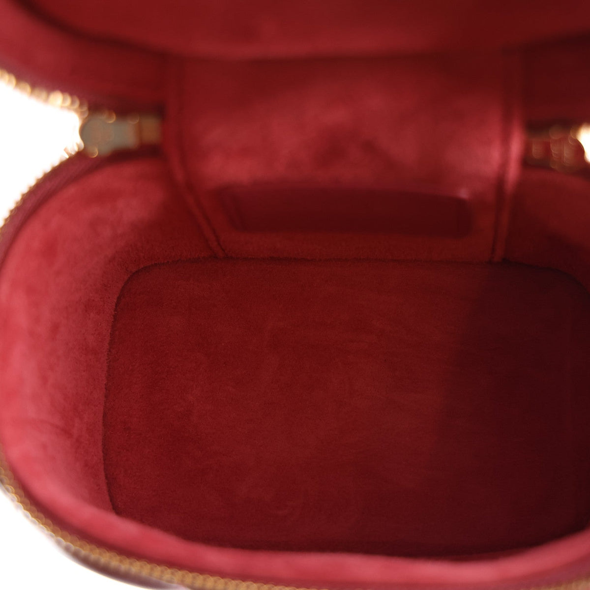 Lambskin Cannage Micro Vanity Case Strawberry Pink wholesalehk.shop