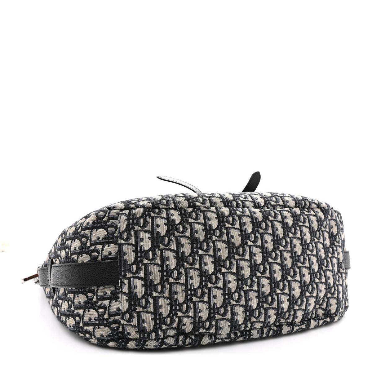 Oblique Soft Saddle Bag Beige Blue wholesalehk.shop