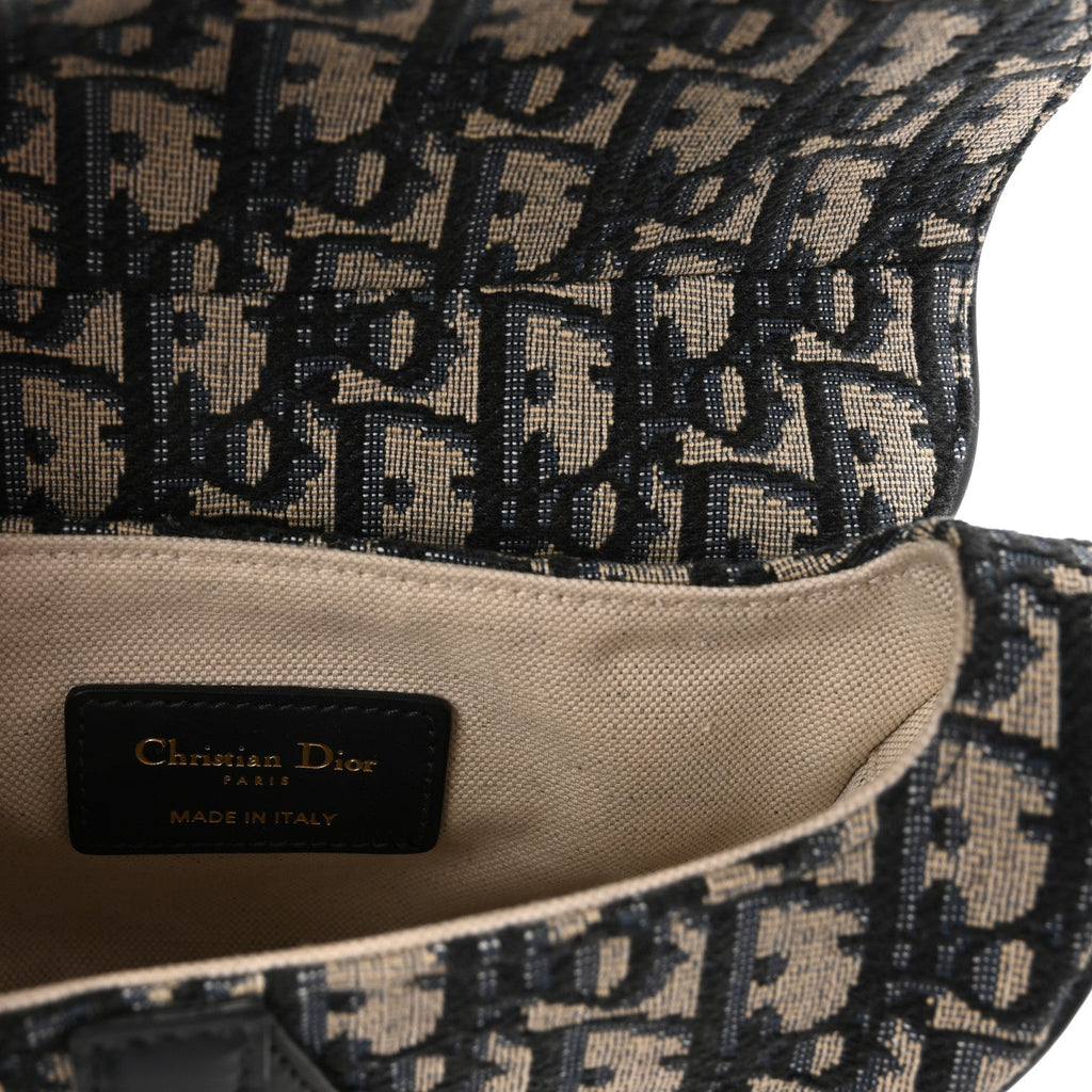 Oblique Mini Saddle Bag With Strap  Blue wholesalehk.shop