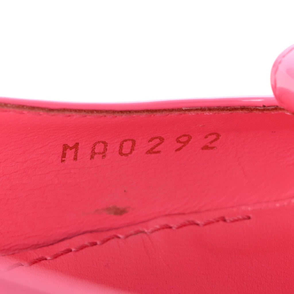 Patent Calfskin Shake Slingback Pumps 37.5 Pink £¨ Direct shipment via from wholesalehk.shop