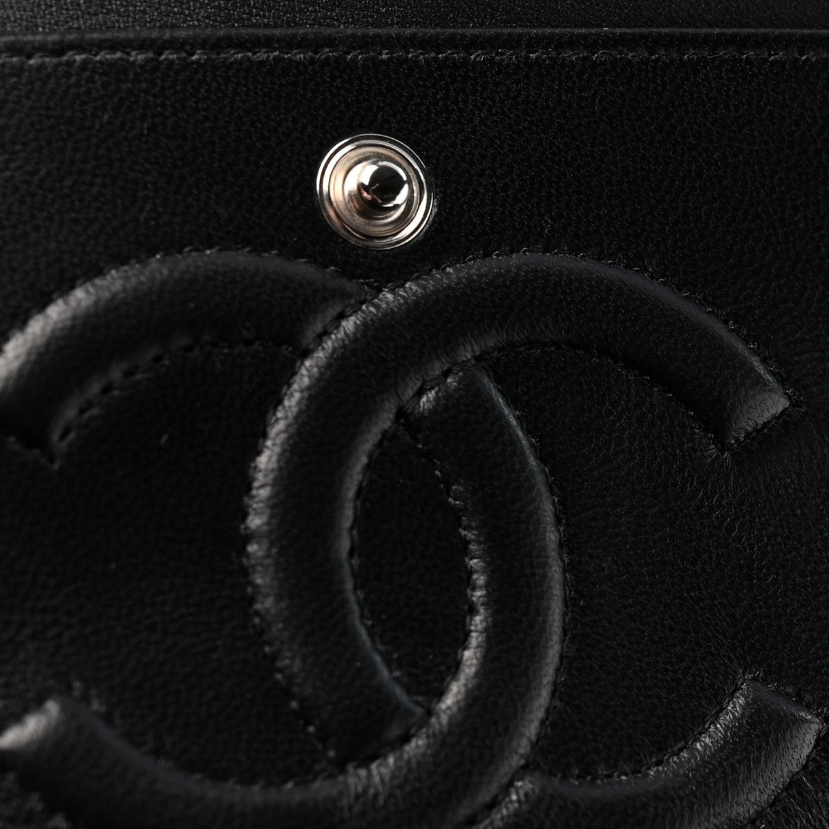 Lambskin Chevron Quilted Medium Double Flap Black wholesalehk.shop