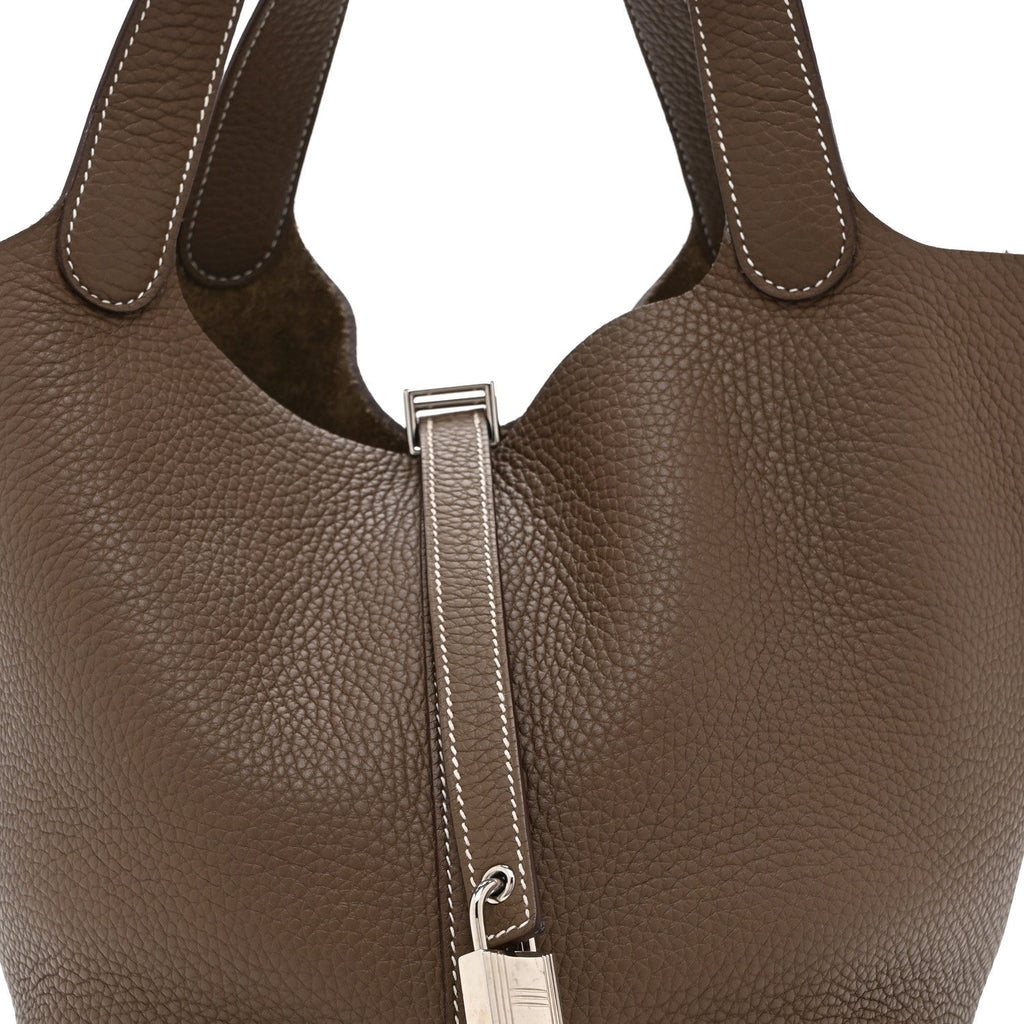 Taurillon Clemence Picotin Lock 22 MM Etoupe £¨ Direct shipment via from wholesalehk.shop