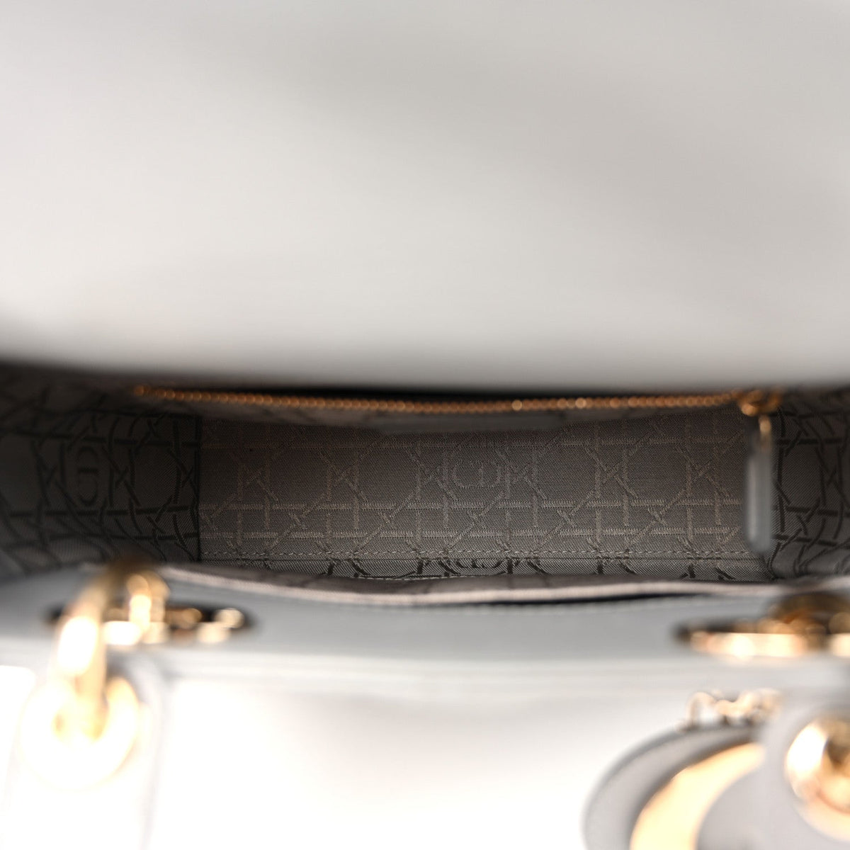 Lambskin Cannage Small My ABCDior Lady Dior Grey wholesalehk.shop
