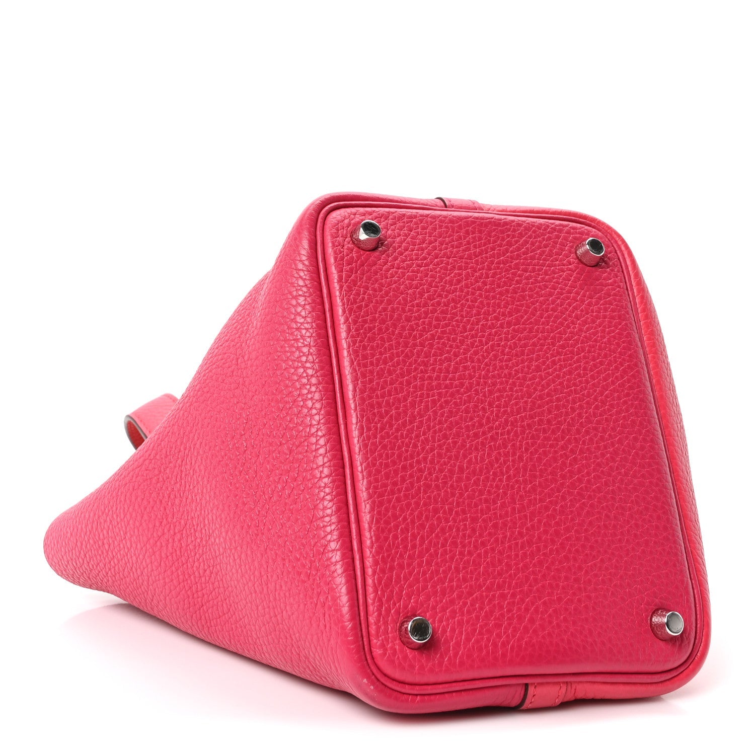 Taurillon Clemence Tri-Color Picotin Lock 18 PM Rose Extreme Rose Mexico Rouge De Coeur £¨ Direct shipment via from wholesalehk.shop