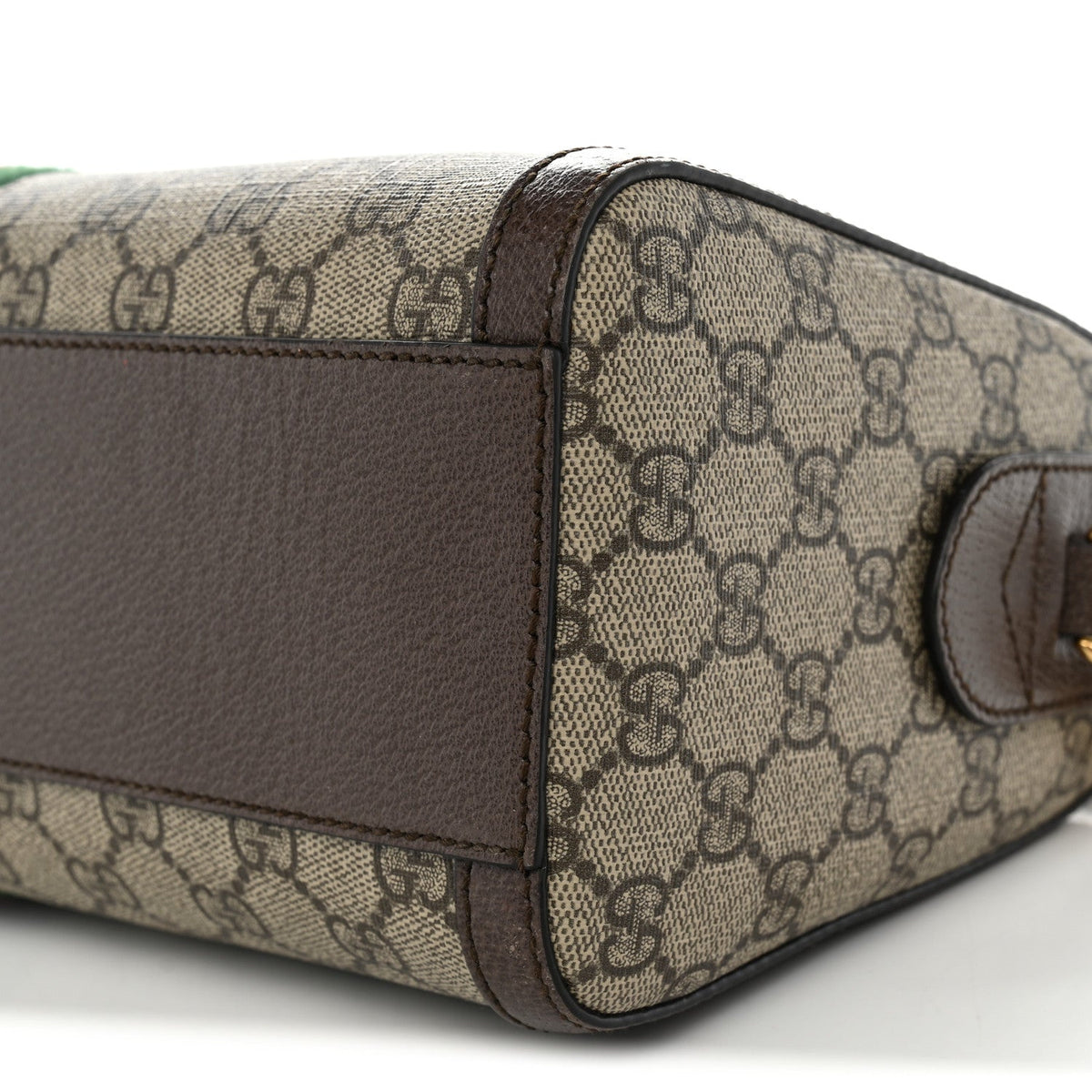 GG Supreme Monogram Web Medium Ophidia Boston Brown wholesalehk.shop
