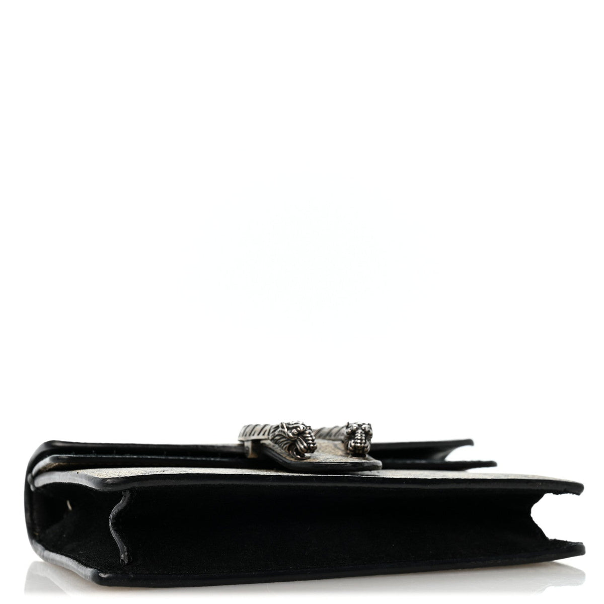GG Supreme Monogram Super Mini Dionysus Shoulder Bag Black wholesalehk.shop