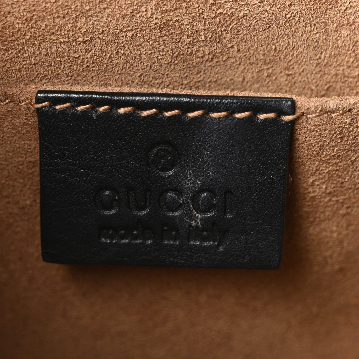 GG Supreme Monogram Calfskin Small Padlock Shoulder Bag Beige Black Cuir £¨ Direct shipment via from wholesalehk.shop