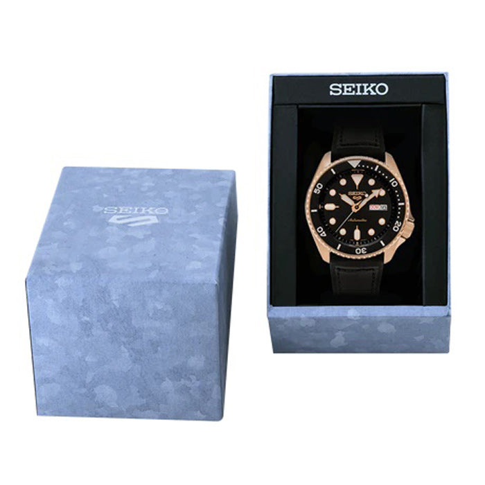 Seiko 5 Sport SKX Automatic Black Dial Black Silicone Strap Watch For Men - SRPD76K1 wholesalehk.shop