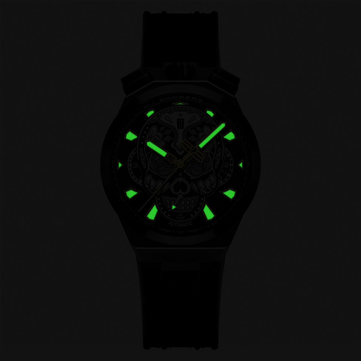 2026 New Arrival CHRONO SKULL THROWBACK EDITION - ALL BLACK wholesalehk.shop