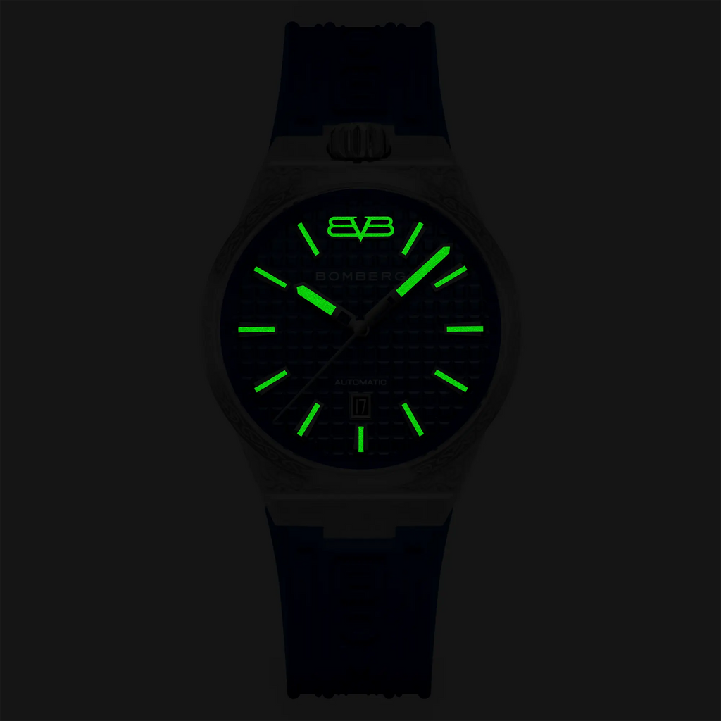 Bomberg Men's Majestic Blue Automatic Watch wholesalehk.shop