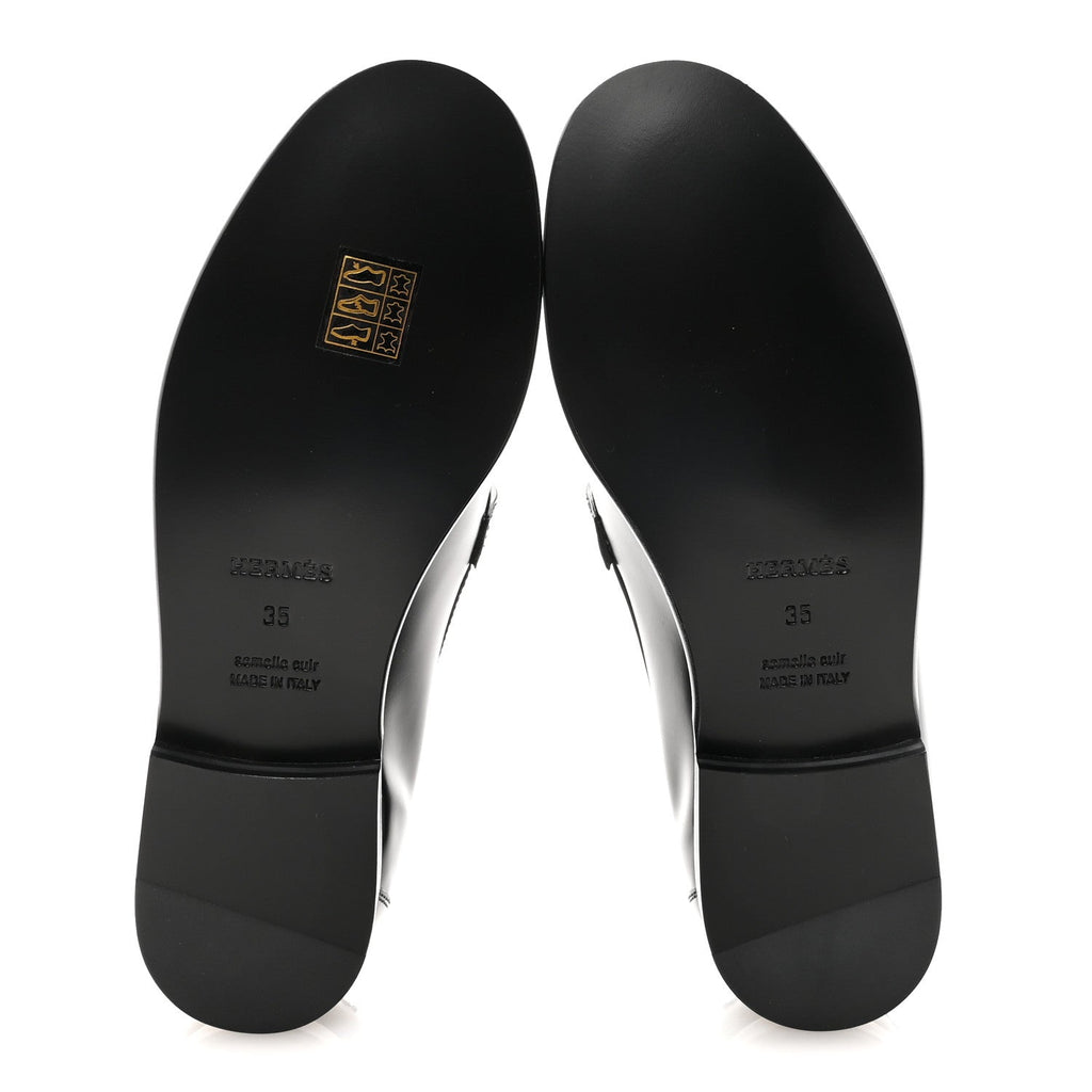 Glazed Calfskin Medor Studded Fringe Womens Destin Loafer 35 Black wholesalehk.shop