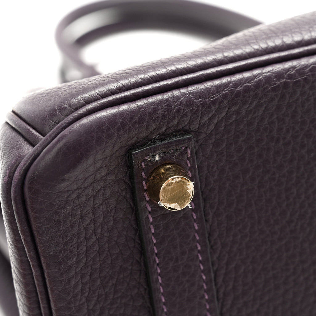 Taurillon Clemence Birkin 30 Raisin £¨ Direct shipment via from wholesalehk.shop