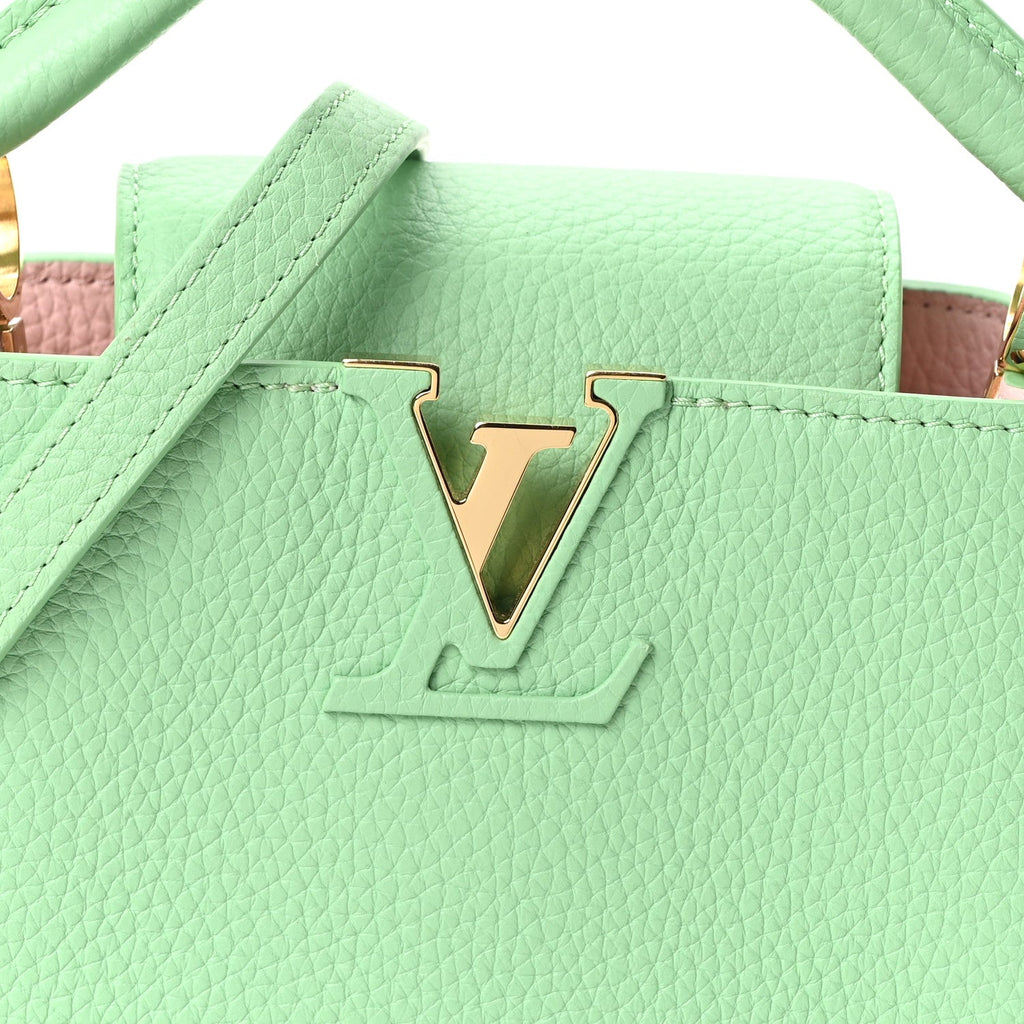 Taurillon Mini Capucines Vert Pomme £¨ Direct shipment via from wholesalehk.shop