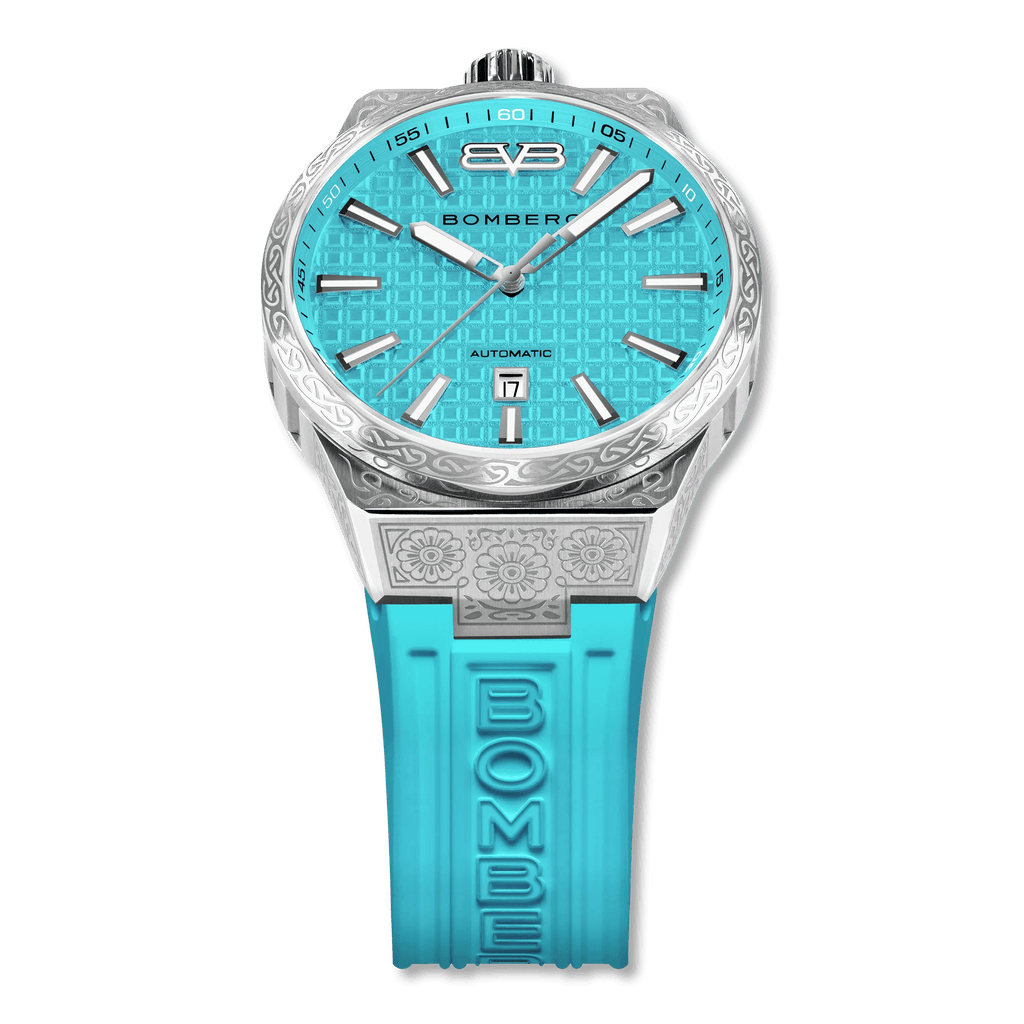 Bomberg Men's Bolt-68 NEO Automatic Teal Lagoon Watch wholesalehk.shop