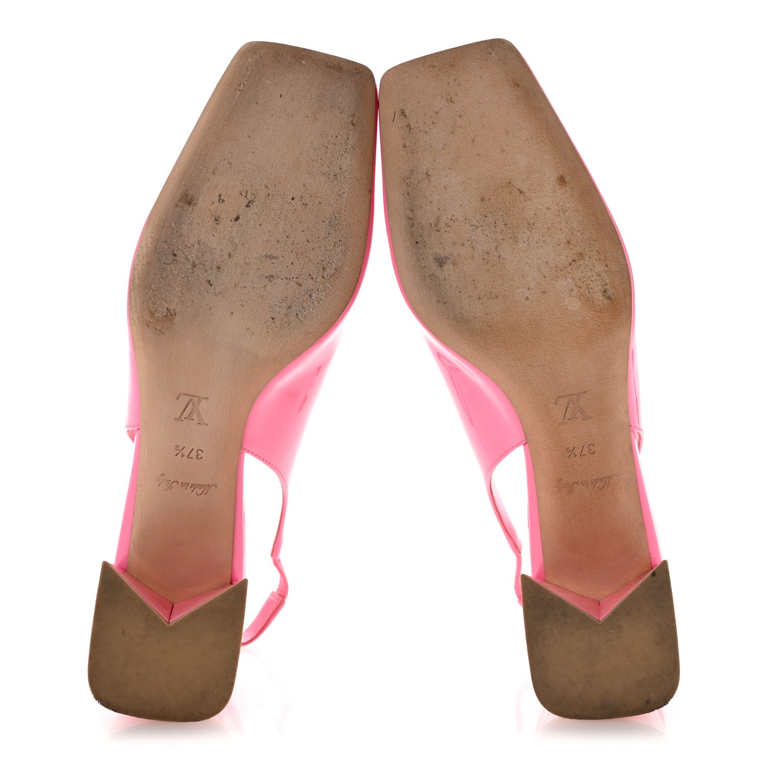 Patent Calfskin Shake Slingback Pumps 37.5 Pink £¨ Direct shipment via from wholesalehk.shop