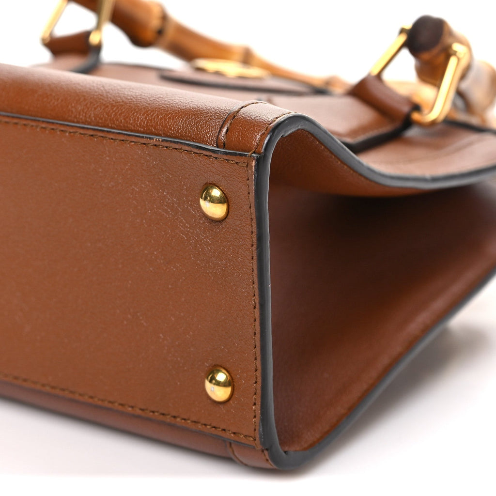 Wonka Grain Calfskin Mini Diana Tote Bag Cuir wholesalehk.shop