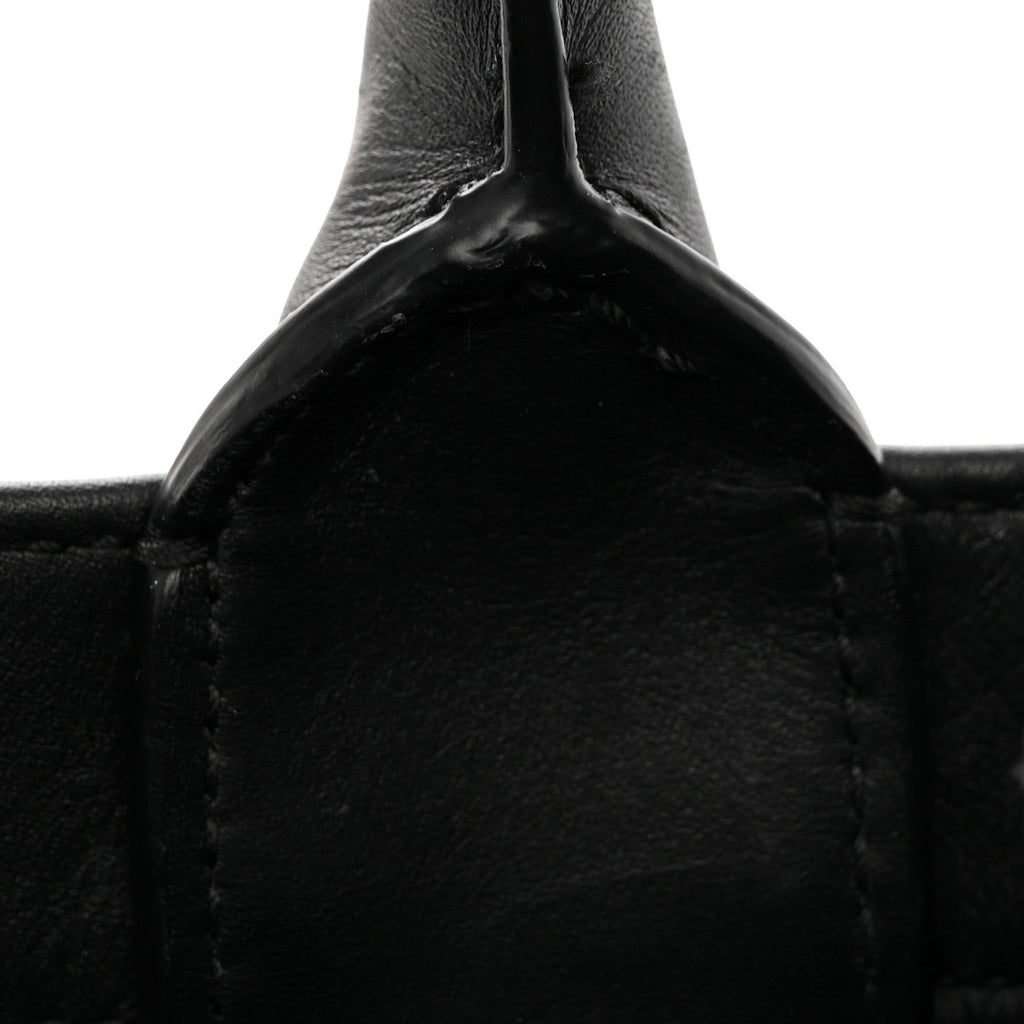 Calfskin Embossed Medium Book Tote Black £¨ Direct shipment via from wholesalehk.shop
