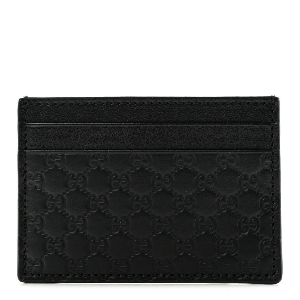 Microguccissima Card Holder Black £¨ Direct shipment via from wholesalehk.shop