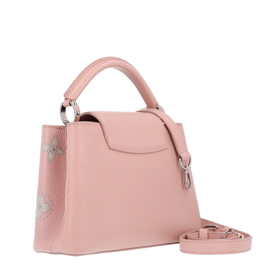 Taurillon Studded Flowers Capucines BB Magnolia £¨ Direct shipment via from wholesalehk.shop