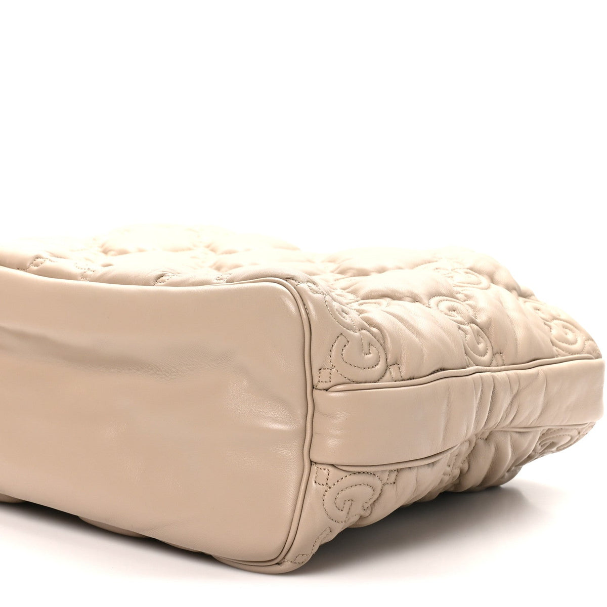 Calfskin GG Matelasse Large Tote Beige wholesalehk.shop