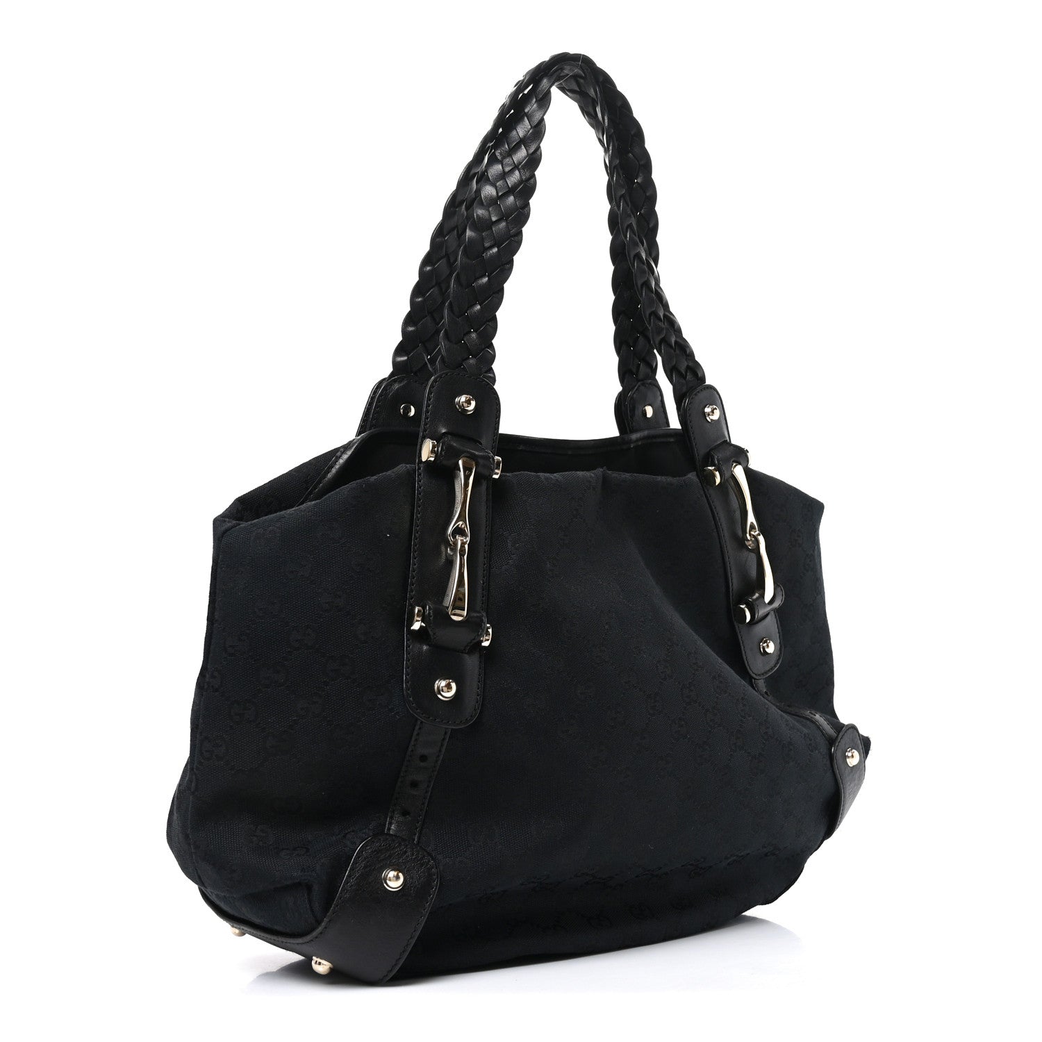 Guccissima Medium Pelham Shoulder Bag Black £¨ Direct shipment via from wholesalehk.shop
