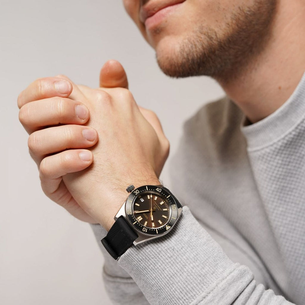 Seiko Prospex 1965 Diver's Modern Re-Interpretation Automatic Brown Dial Black Rubber Strap Watch For Men - SPB147J1 wholesalehk.shop