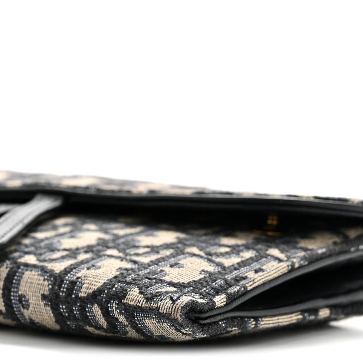 Oblique Saddle Chain Long Wallet Blue wholesalehk.shop