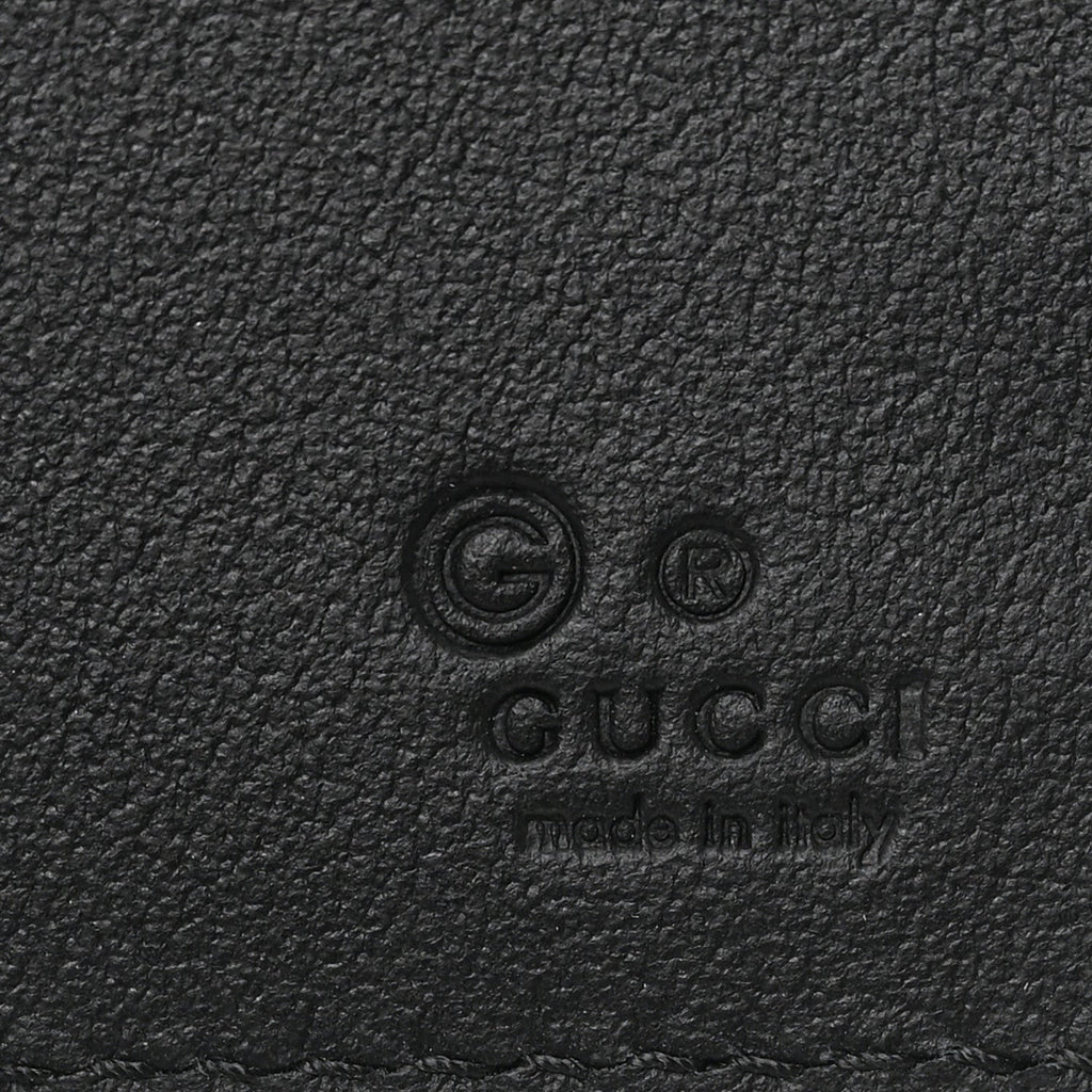 Microguccissima Bi-Fold Wallet Black £¨ Direct shipment via from wholesalehk.shop