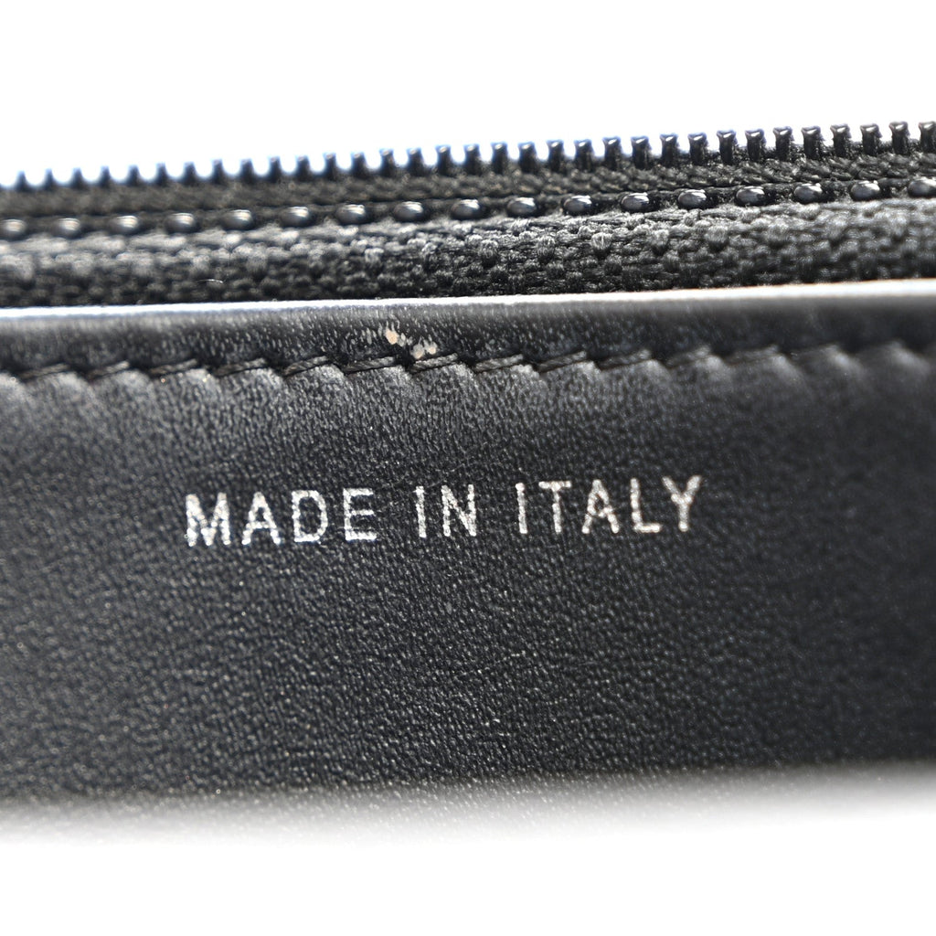 Caviar Quilted Wallet on Chain WOC Black wholesalehk.shop
