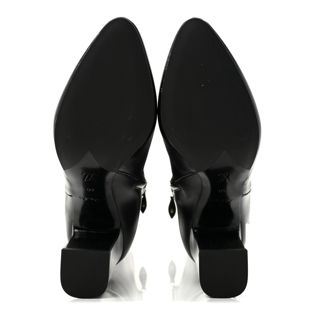 Calfskin Midtown High Boots 40 Black £¨ Direct shipment via from wholesalehk.shop