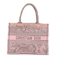 Canvas Embroidered Medium Dioriviera Toile De Jouy Book Tote Pink Grey £¨ Direct shipment via from wholesalehk.shop