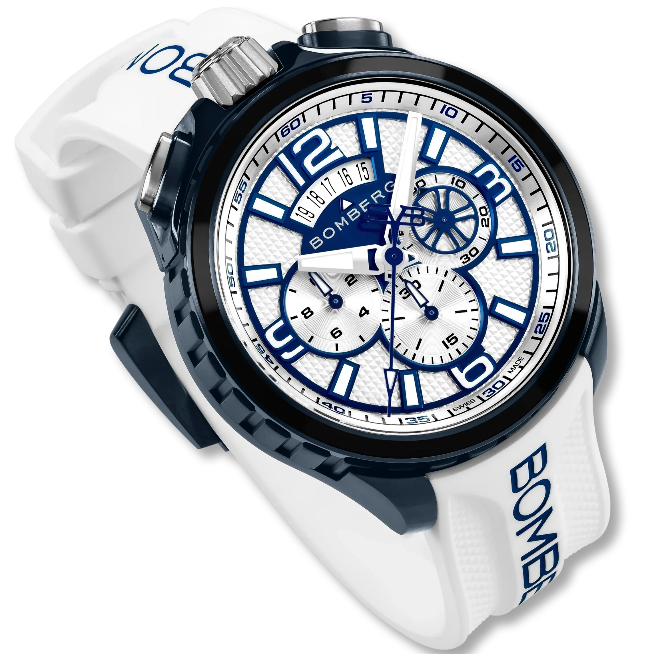 Bomberg La Blanche Men's White Watch wholesalehk.shop