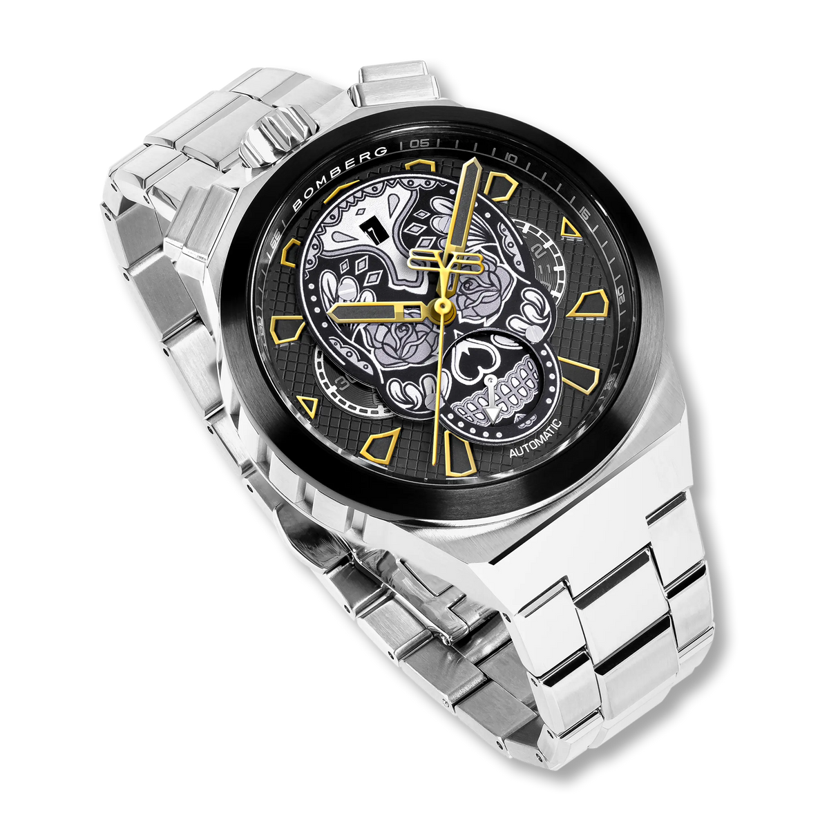 2026 New Arrival CHRONO SKULL THROWBACK EDITION - SILVER wholesalehk.shop