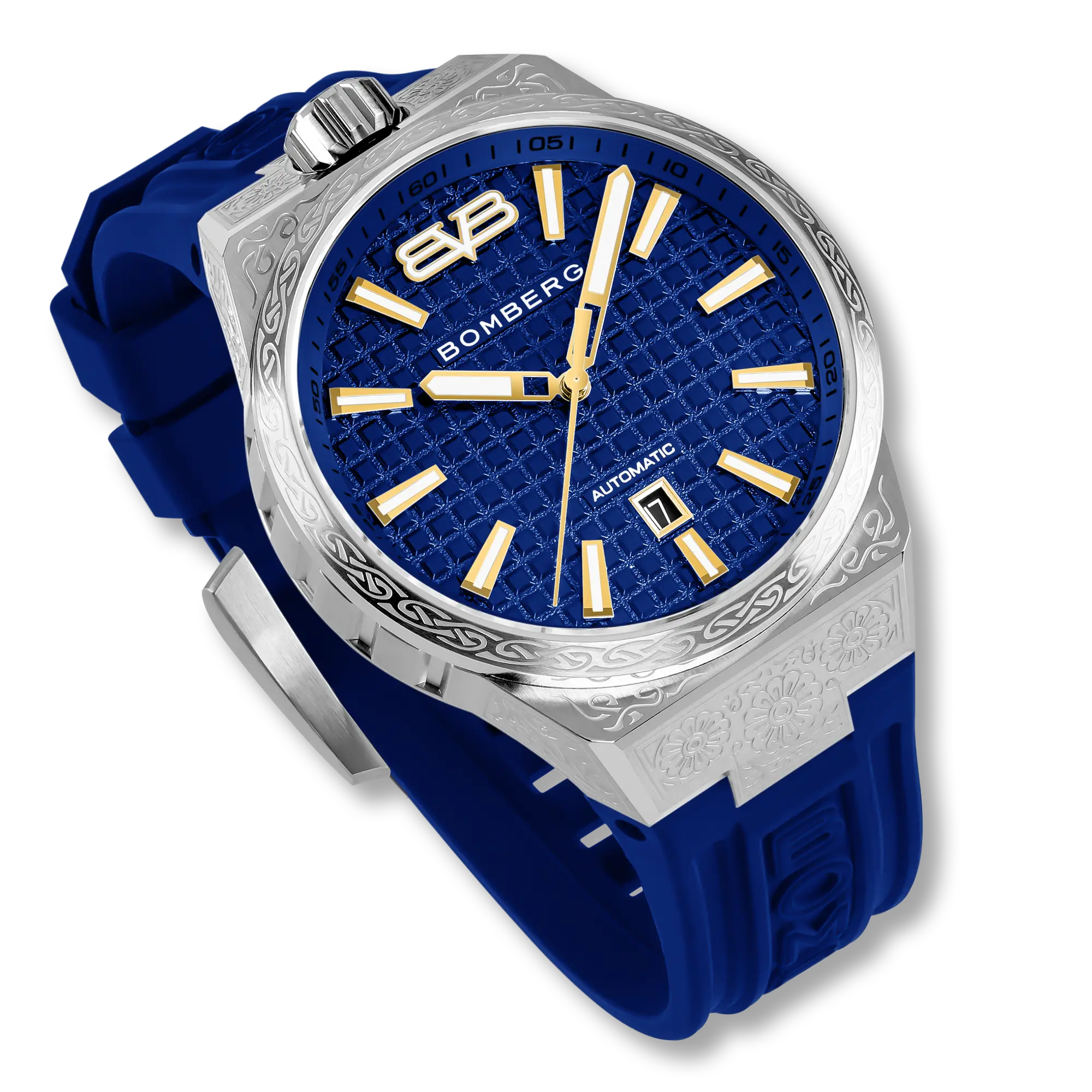 Bomberg Men's Majestic Blue Automatic Watch wholesalehk.shop