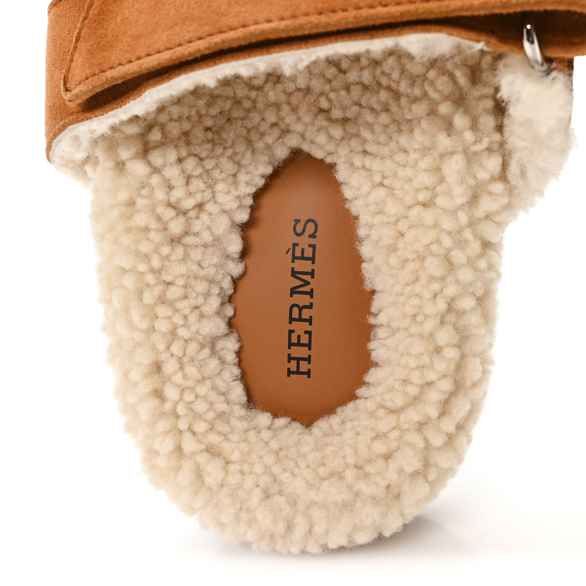 Suede Goatskin Woolskin Womens Chypre Sandals 36.5 Naturel Ecru wholesalehk.shop