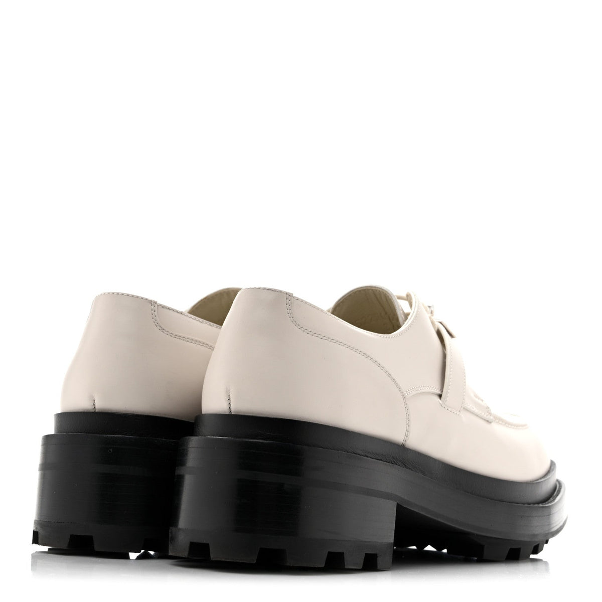Glossed Calfskin First Derby 36.5 Beige Glaise wholesalehk.shop