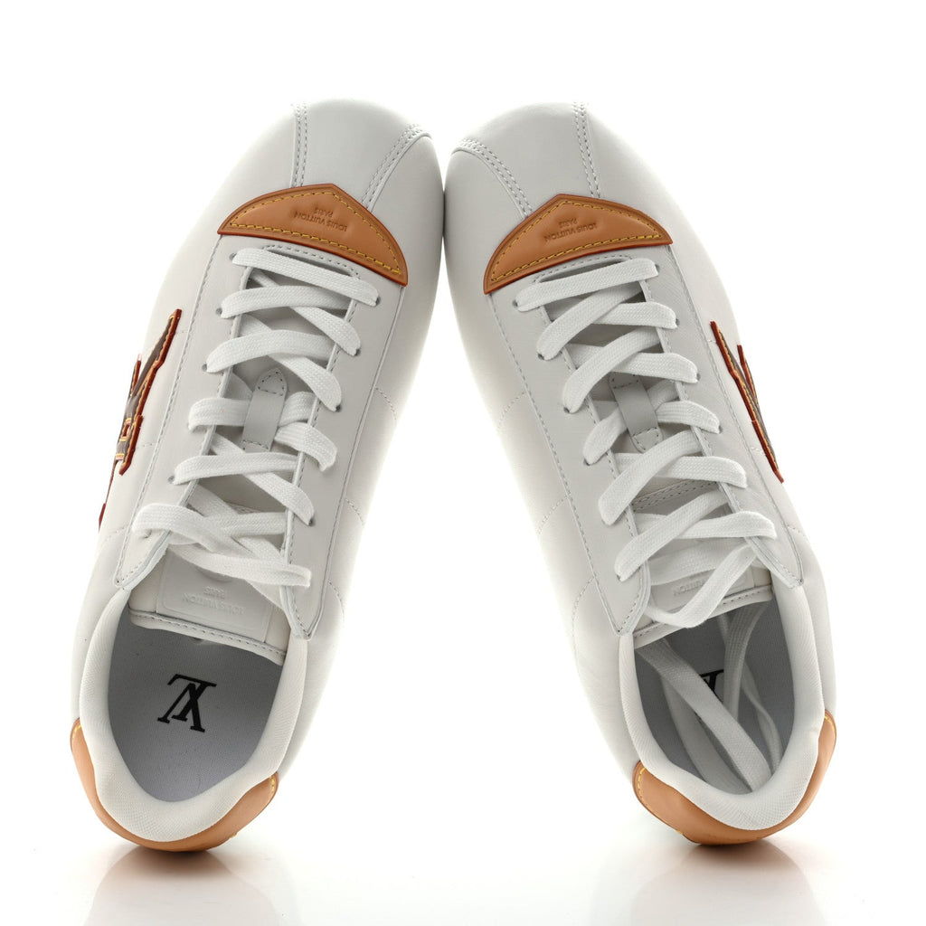 Lambskin Vachetta Mens LV Buttersoft Sneakers 10 White £¨ Direct shipment via from wholesalehk.shop