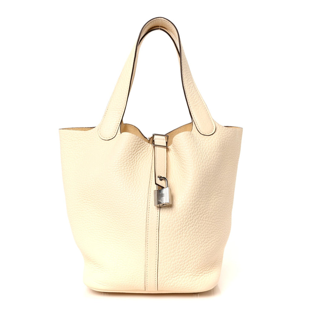 Taurillon Clemence Picotin Lock 22 MM Nata £¨ Direct shipment via from wholesalehk.shop